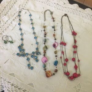 Colorful Beaded Necklace Set
